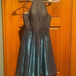 Sparkling Halter Dress
